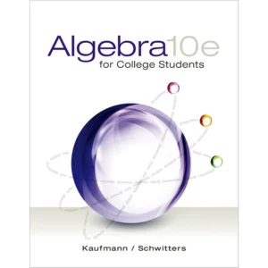 Algebra for College Students